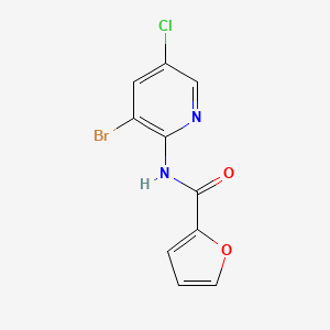 N-(3-bromo-5-chloro-2-pyridinyl)-2-furamide