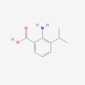 molecular formula C10H13NO2 B2840340 2-Amino-3-(propan-2-yl)benzoic acid CAS No. 154551-48-1