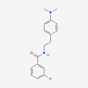 molecular formula C17H19BrN2O B2840428 3-bromo-N-(4-(dimethylamino)phenethyl)benzamide CAS No. 953244-02-5