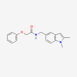 N-((1,2-dimethyl-1H-indol-5-yl)methyl)-2-phenoxyacetamide