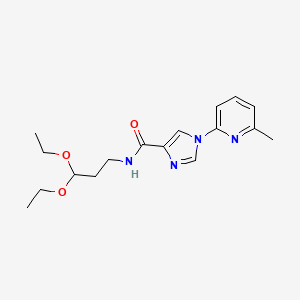 N-(3,3-diethoxypropyl)-1-(6-methyl-2-pyridinyl)-1H-imidazole-4-carboxamide