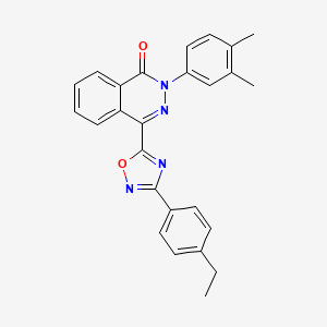 2-(3,4-dimethylphenyl)-4-[3-(4-ethylphenyl)-1,2,4-oxadiazol-5-yl]phthalazin-1(2H)-one