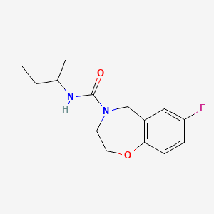 N-(sec-butyl)-7-fluoro-2,3-dihydrobenzo[f][1,4]oxazepine-4(5H)-carboxamide