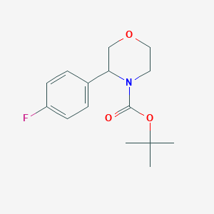 Tert-butyl 3-(4-fluorophenyl)morpholine-4-carboxylate