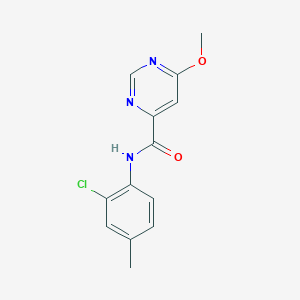 N-(2-chloro-4-methylphenyl)-6-methoxypyrimidine-4-carboxamide