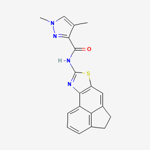 N-(4,5-dihydroacenaphtho[5,4-d]thiazol-8-yl)-1,4-dimethyl-1H-pyrazole-3-carboxamide