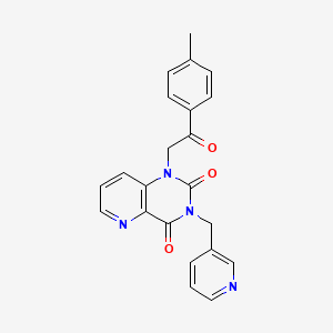 1-(2-oxo-2-(p-tolyl)ethyl)-3-(pyridin-3-ylmethyl)pyrido[3,2-d]pyrimidine-2,4(1H,3H)-dione