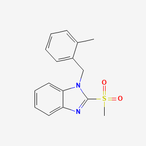 1-(2-methylbenzyl)-2-(methylsulfonyl)-1H-benzo[d]imidazole