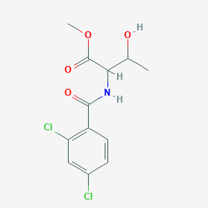Methyl 2-[(2,4-dichlorophenyl)formamido]-3-hydroxybutanoate