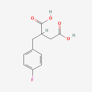 molecular formula C11H11FO4 B2840946 2-(4-Fluorobenzyl)succinic acid CAS No. 1268121-69-2