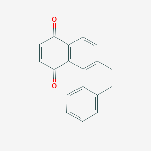 molecular formula C18H10O2 B028410 Benzo[c]phenanthrene-1,4-dione CAS No. 109699-80-1