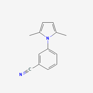 molecular formula C13H12N2 B2841029 N-(3-Cyanophenyl)-2,5-dimethylpyrrole CAS No. 204142-42-7