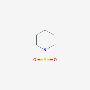molecular formula C7H15NO2S B2841069 1-Methanesulfonyl-4-methylpiperidine CAS No. 301308-91-8