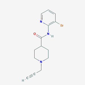 molecular formula C14H16BrN3O B2841093 N-(3-bromopyridin-2-yl)-1-(prop-2-yn-1-yl)piperidine-4-carboxamide CAS No. 1394737-65-5