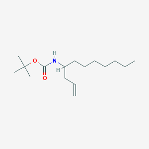 molecular formula C16H31NO2 B2841096 N-Boc-(+/-)-undec-1-en-4-amine CAS No. 1335042-21-1