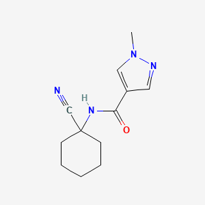 N-(1-cyanocyclohexyl)-1-methylpyrazole-4-carboxamide