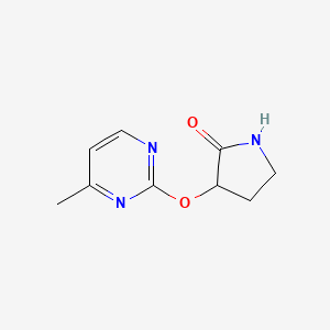 3-[(4-Methylpyrimidin-2-yl)oxy]pyrrolidin-2-one