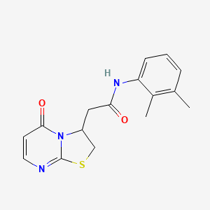 B2841223 N-(2,3-dimethylphenyl)-2-(5-oxo-3,5-dihydro-2H-thiazolo[3,2-a]pyrimidin-3-yl)acetamide CAS No. 946263-83-8
