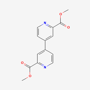 molecular formula C14H12N2O4 B2841246 Dimethyl [4,4'-bipyridine]-2,2'-dicarboxylate CAS No. 942922-74-9