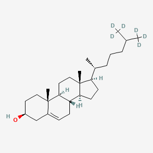 molecular formula C27H46O B2841387 Cholesterol-26,26,26,27,27,27-d6 CAS No. 60816-17-3