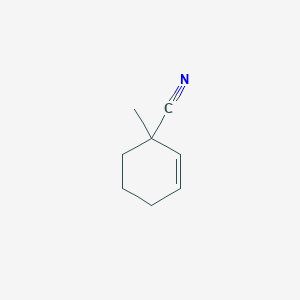 molecular formula C8H11N B2841571 1-Methylcyclohex-2-ene-1-carbonitrile CAS No. 68317-68-0