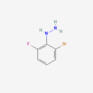 molecular formula C6H6BrFN2 B2841663 (2-Bromo-6-fluorophenyl)hydrazine CAS No. 1049976-47-7