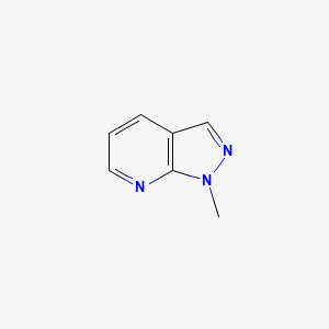 molecular formula C7H7N3 B2841744 1-Methylpyrazolo[3,4-b]pyridine CAS No. 23002-49-5