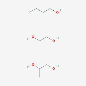 molecular formula C13H28O4 B028418 Butan-1-ol;ethane-1,2-diol;propane-1,2-diol CAS No. 9038-95-3