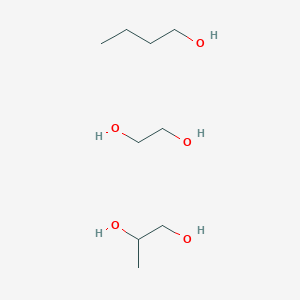 molecular formula C13H28O4 B028418 Poly(ethylene glycol-ran-propylene glycol) monobutyl ether CAS No. 9038-95-3