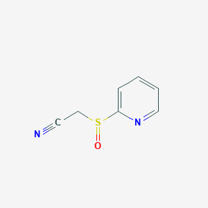 molecular formula C7H6N2OS B2841894 2-(Pyridin-2-ylsulfinyl)acetonitrile CAS No. 957957-33-4