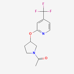 1-(3-((4-(Trifluoromethyl)pyridin-2-yl)oxy)pyrrolidin-1-yl)ethanone