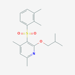 3-[(2,3-Dimethylphenyl)sulfonyl]-2-isobutoxy-4,6-dimethylpyridine