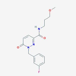 1-(3-fluorobenzyl)-N-(3-methoxypropyl)-6-oxo-1,6-dihydropyridazine-3-carboxamide