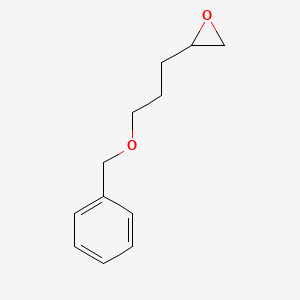 molecular formula C12H16O2 B2842235 2-[3-(Benzyloxy)propyl]oxirane CAS No. 112482-35-6