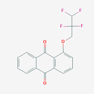 molecular formula C17H10F4O3 B2842262 1-(2,2,3,3-Tetrafluoropropoxy)anthracene-9,10-dione CAS No. 84610-27-5