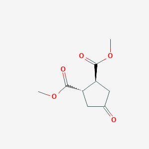 4-Oxo-cyclopentane-trans-1,2-dicarboxylic acid dimethyl ester