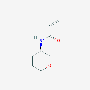 molecular formula C8H13NO2 B2842336 N-[(3R)-Oxan-3-yl]prop-2-enamide CAS No. 2223114-14-3