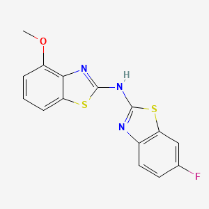 6-fluoro-N-(4-methoxybenzo[d]thiazol-2-yl)benzo[d]thiazol-2-amine