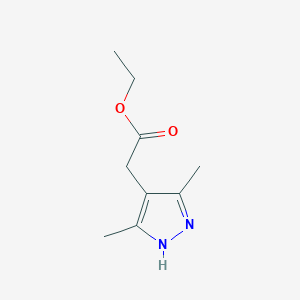 ethyl 2-(3,5-dimethyl-1H-pyrazol-4-yl)acetate