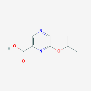 molecular formula C8H10N2O3 B2842451 6-Isopropoxypyrazine-2-carboxylic acid CAS No. 59484-74-1