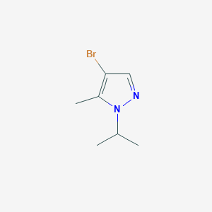 molecular formula C7H11BrN2 B2842459 4-bromo-1-isopropyl-5-methyl-1H-pyrazole CAS No. 1506667-04-4