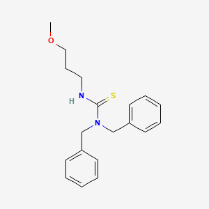 molecular formula C19H24N2OS B2842499 1,1-Dibenzyl-3-(3-methoxypropyl)thiourea CAS No. 451462-25-2