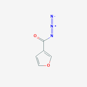 molecular formula C5H3N3O2 B2842513 Furan-3-carbonyl azide CAS No. 113222-54-1
