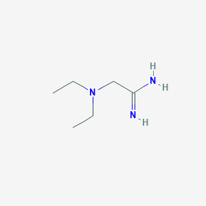 B2842529 2-(Diethylamino)ethanimidamide CAS No. 885959-89-7