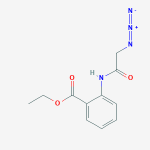 Ethyl 2-[(azidoacetyl)amino]benzoate