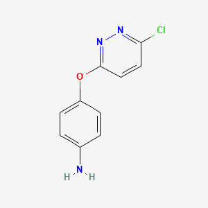 4-[(6-Chloropyridazin-3-yl)oxy]aniline