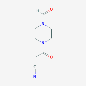 3-(4-Formylpiperazin-1-yl)-3-oxopropanenitrile