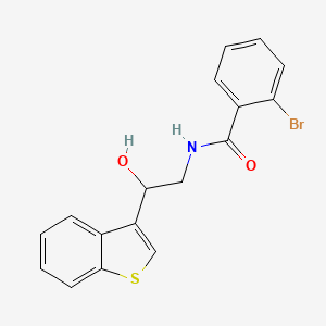 N-(2-(benzo[b]thiophen-3-yl)-2-hydroxyethyl)-2-bromobenzamide
