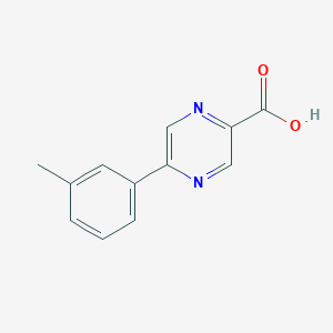 5-(m-Tolyl)pyrazine-2-carboxylic acid