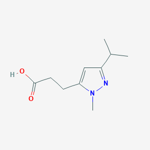 3-(2-Methyl-5-propan-2-ylpyrazol-3-yl)propanoic acid